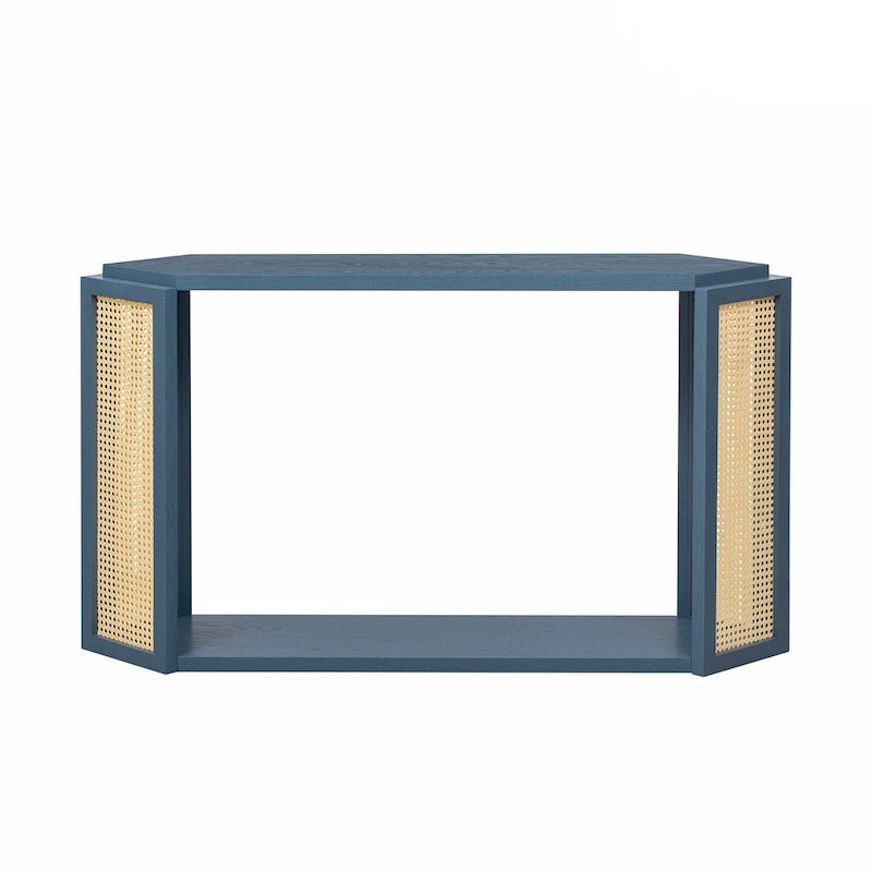 53 Arrow consoletafel met geweven rotan