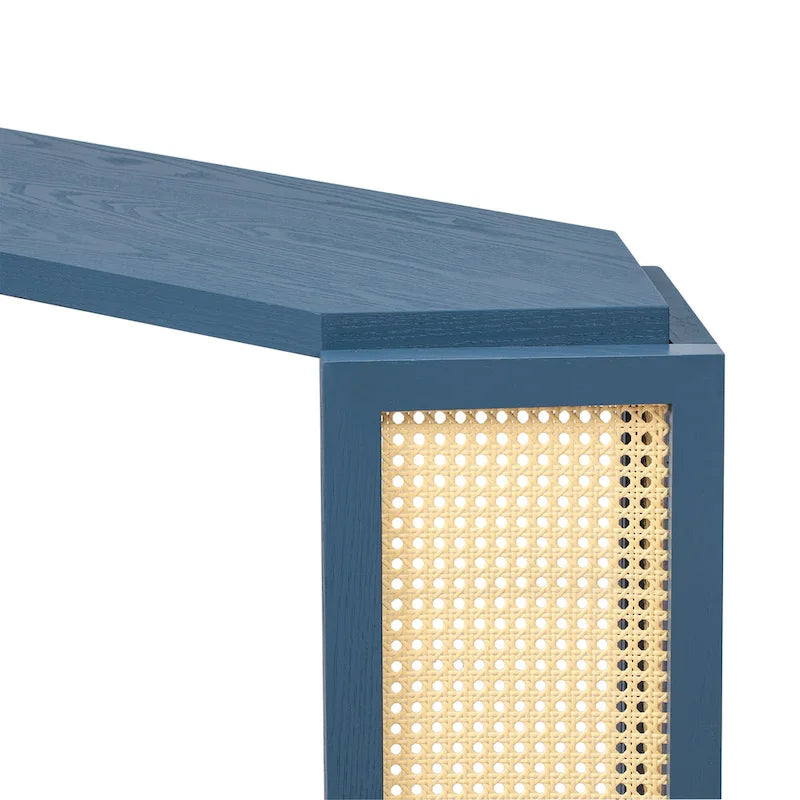 53 Arrow consoletafel met geweven rotan