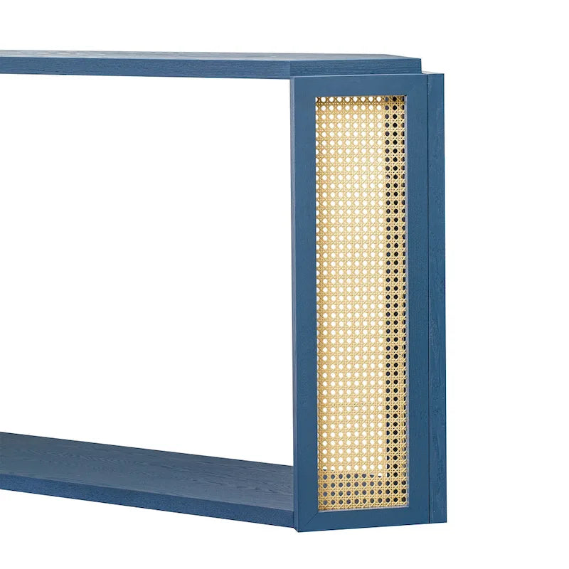 53 Arrow consoletafel met geweven rotan