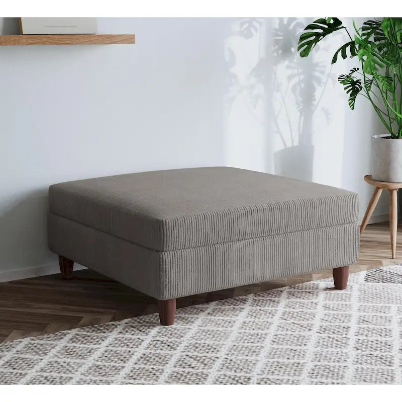 Pouf surdimensionné rembourré en velours côtelé 40 W