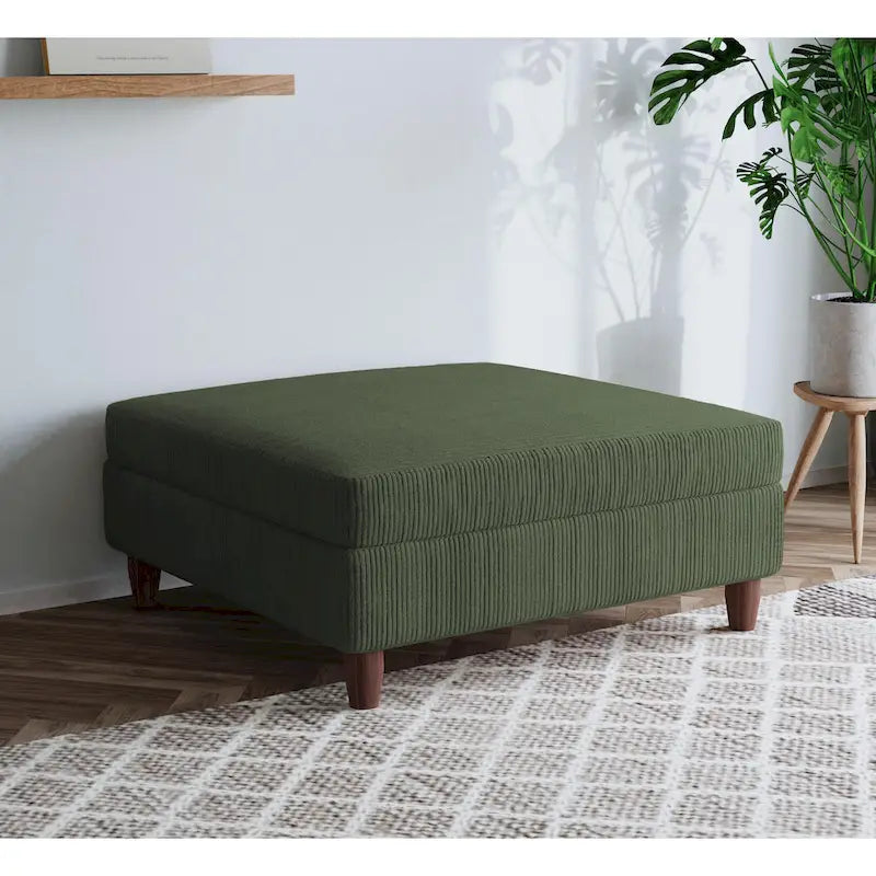Pouf surdimensionné rembourré en velours côtelé 40 W