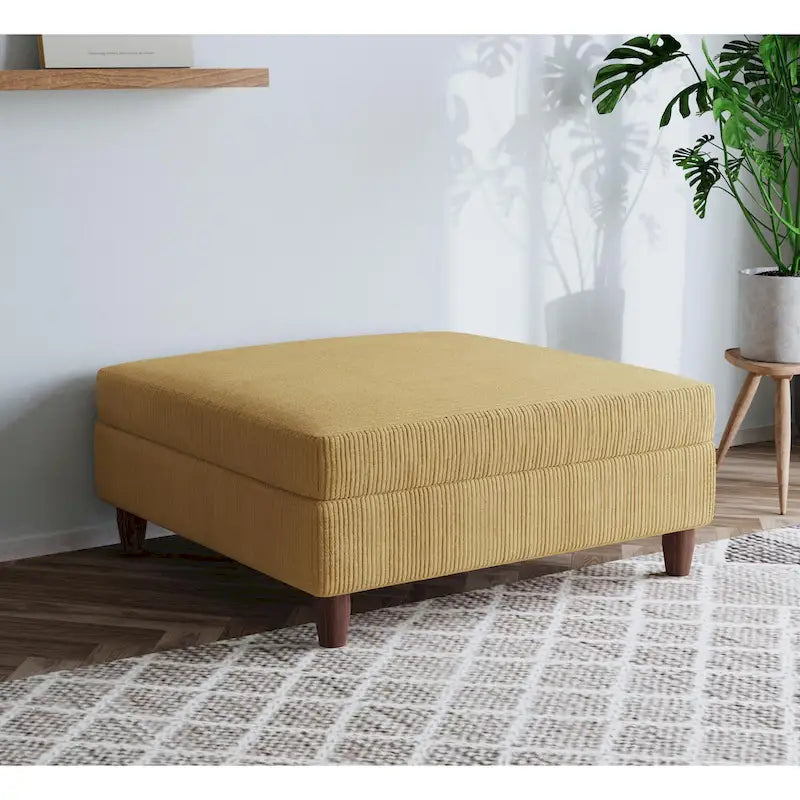 Pouf surdimensionné rembourré en velours côtelé 40 W