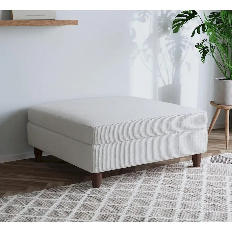 Pouf surdimensionné rembourré en velours côtelé 40 W