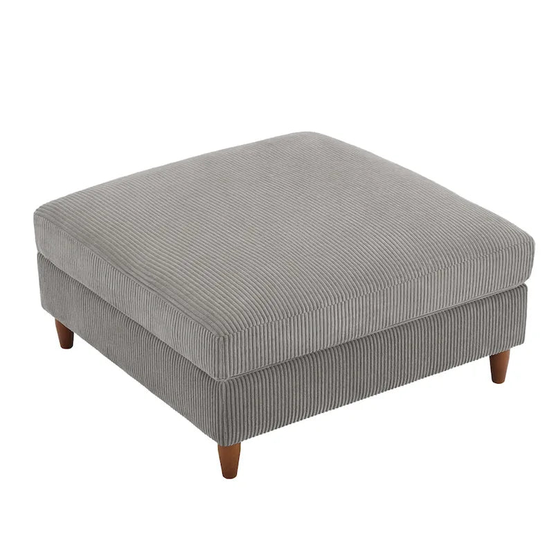 Pouf surdimensionné rembourré en velours côtelé 40 W