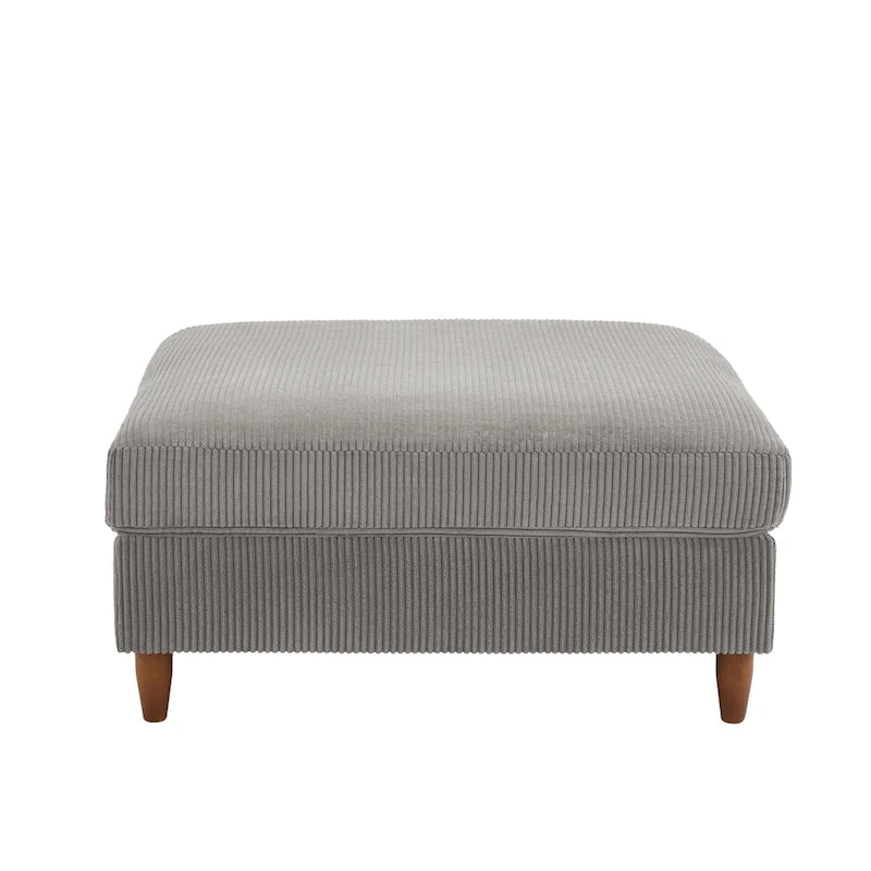 Pouf surdimensionné rembourré en velours côtelé 40 W