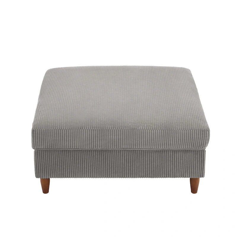 Pouf surdimensionné rembourré en velours côtelé 40 W