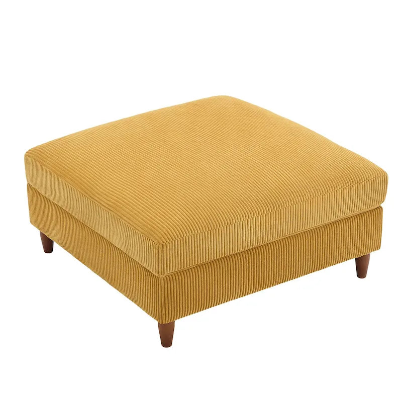 Pouf surdimensionné rembourré en velours côtelé 40 W