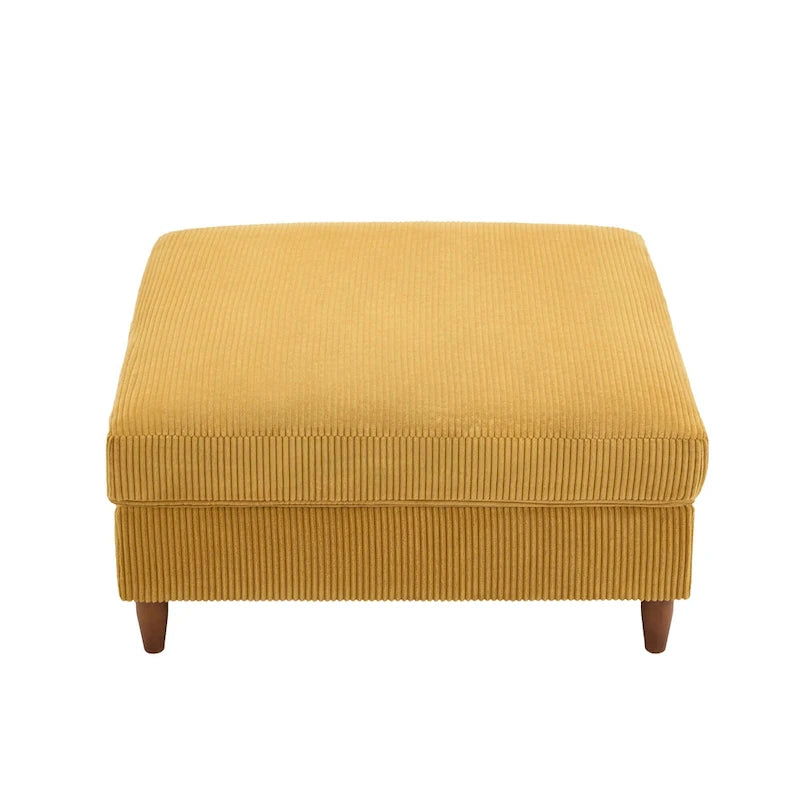 Pouf surdimensionné rembourré en velours côtelé 40 W