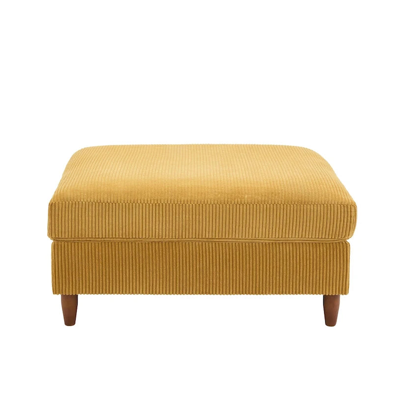 Pouf surdimensionné rembourré en velours côtelé 40 W