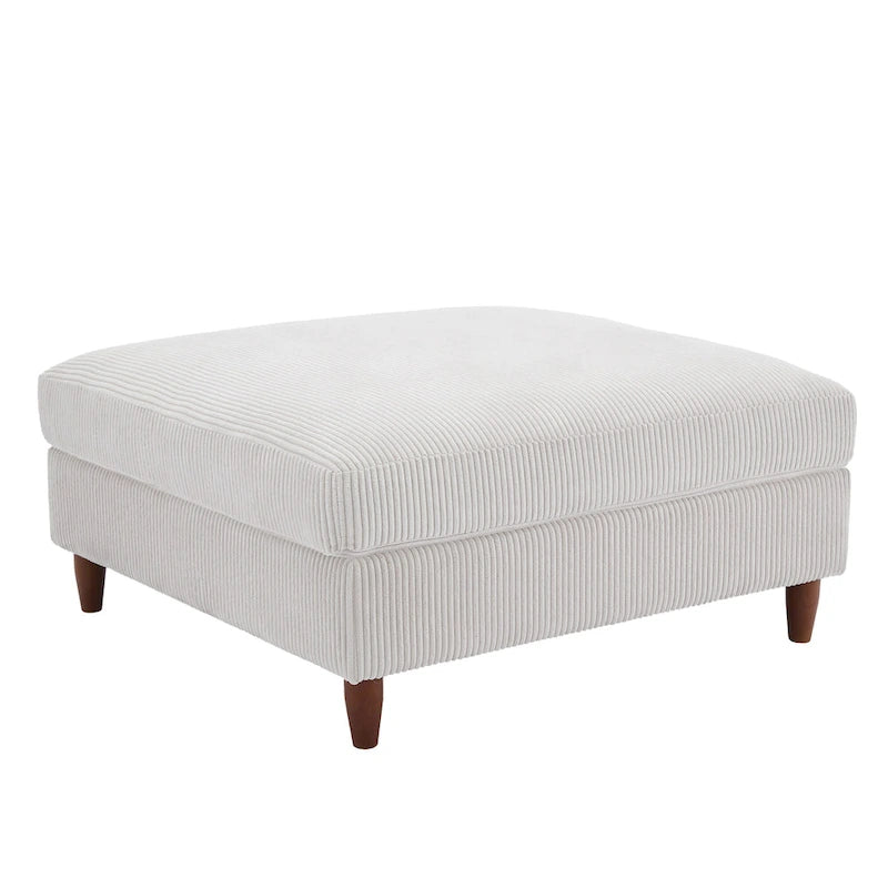 Pouf surdimensionné rembourré en velours côtelé 40 W
