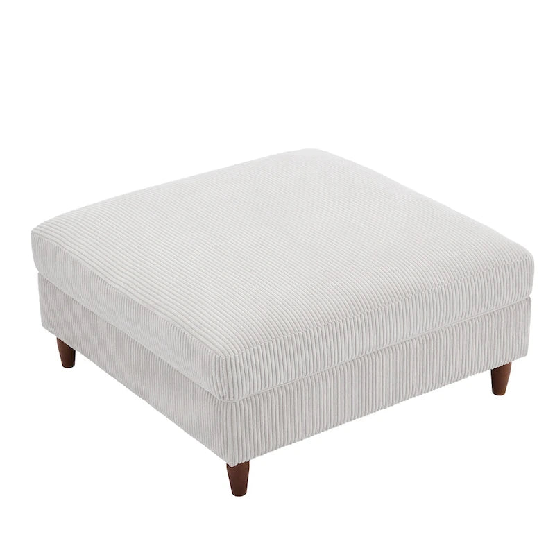 Pouf surdimensionné rembourré en velours côtelé 40 W