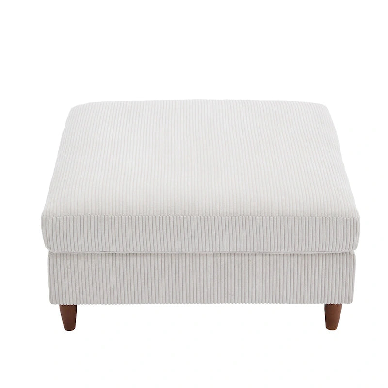 Pouf surdimensionné rembourré en velours côtelé 40 W