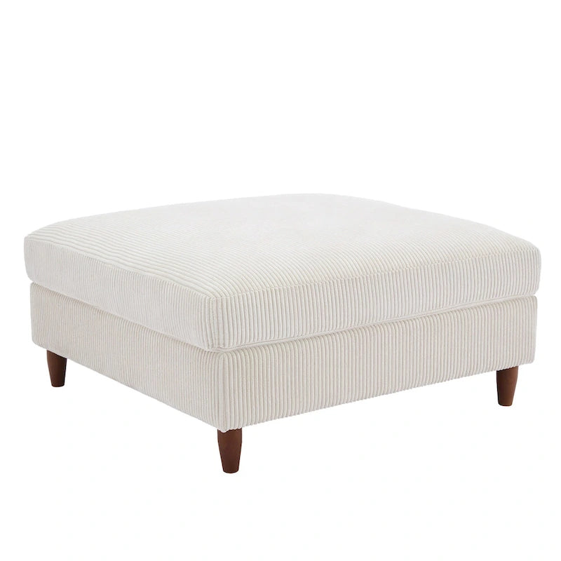 Pouf surdimensionné rembourré en velours côtelé 40 W
