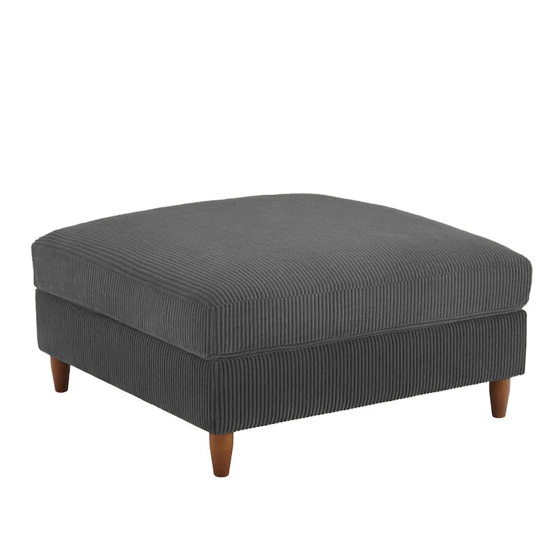 Pouf surdimensionné rembourré en velours côtelé 40 W