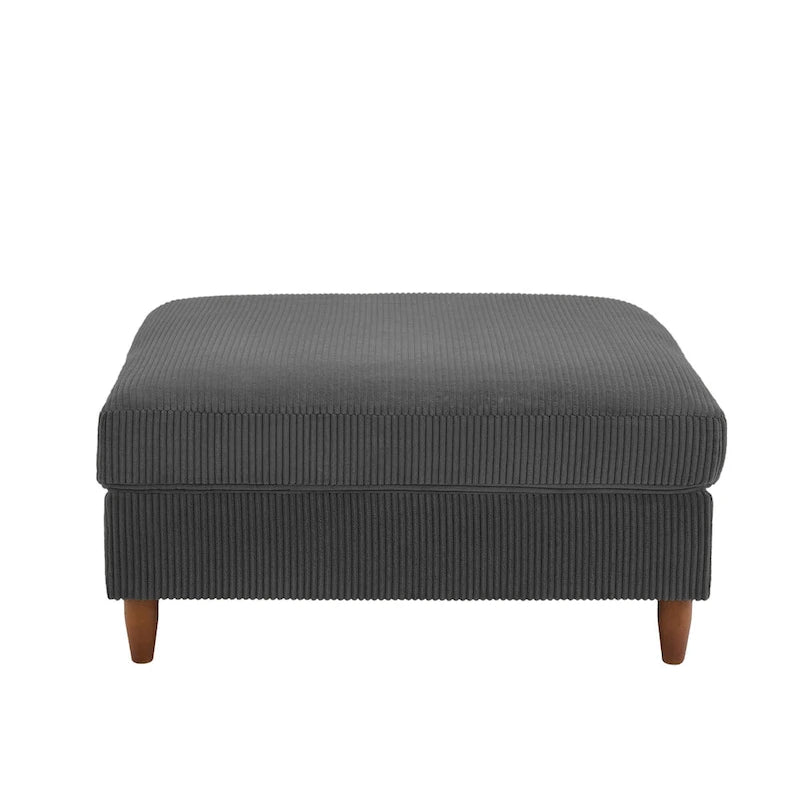 Pouf surdimensionné rembourré en velours côtelé 40 W