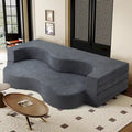 Sofá cama plegable convertible con espuma de alta densidad para sala, habitación de invitados y dormitorio