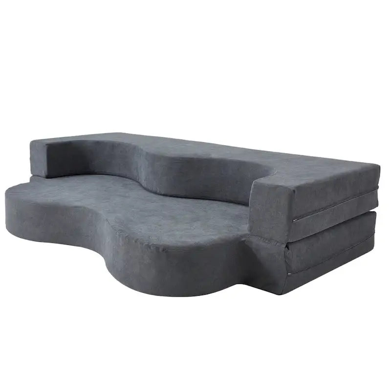 Sofá cama plegable convertible con espuma de alta densidad para sala, habitación de invitados y dormitorio