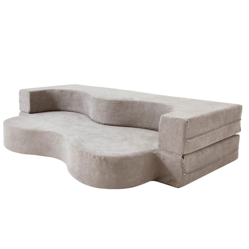 Sofá cama plegable convertible con espuma de alta densidad para sala, habitación de invitados y dormitorio