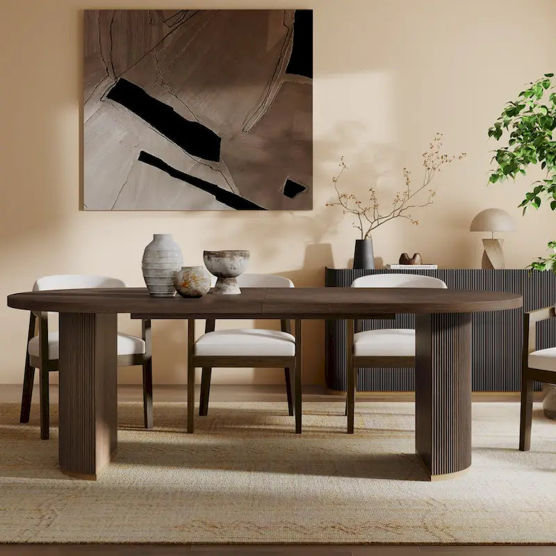 Christopher Knight Home – Eleanor moderner ovaler Esstisch aus Holz