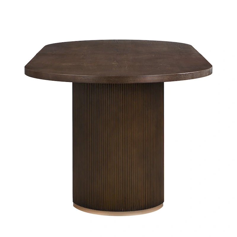 Christopher Knight Home – Eleanor moderner ovaler Esstisch aus Holz