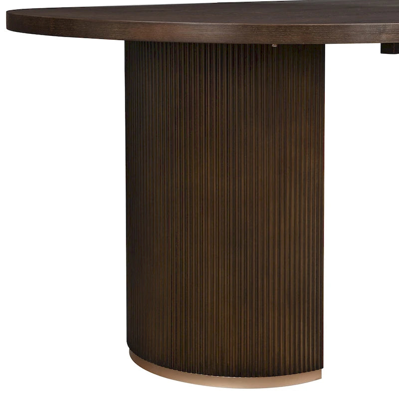 Christopher Knight Home – Eleanor moderner ovaler Esstisch aus Holz