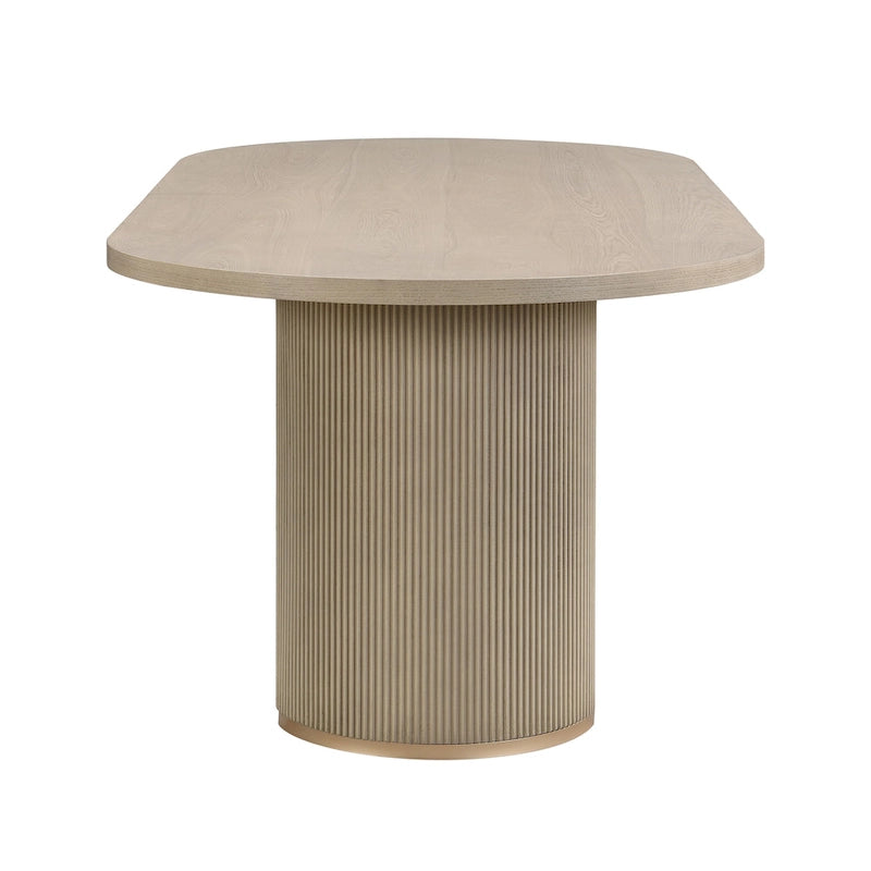 Christopher Knight Home – Eleanor moderner ovaler Esstisch aus Holz