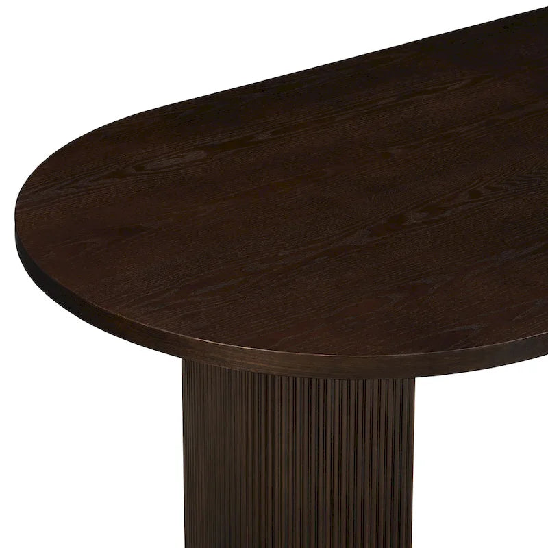 Christopher Knight Home – Eleanor moderner ovaler Esstisch aus Holz