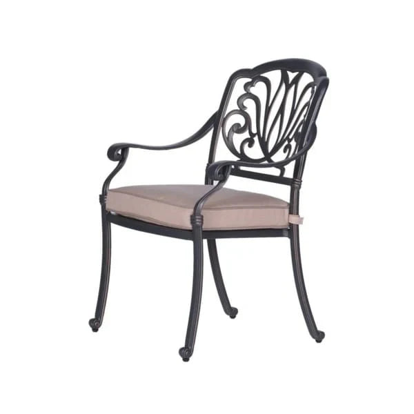 Ensemble repas de 13 pièces en aluminium gris canon de fusil Manasquan par Havenside Home