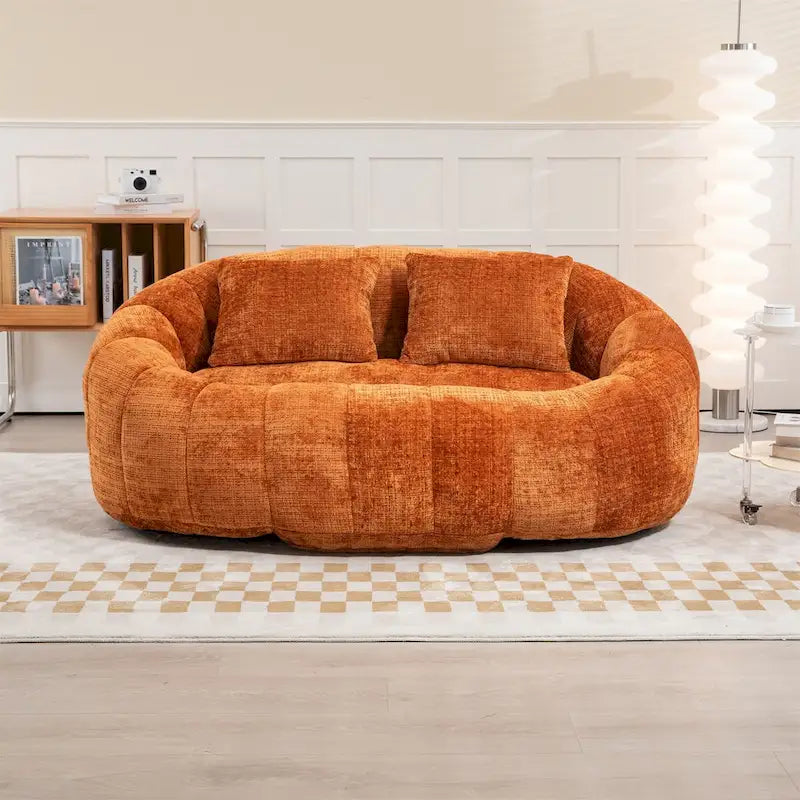 Sitzsack aus Chenille, Relaxsofa