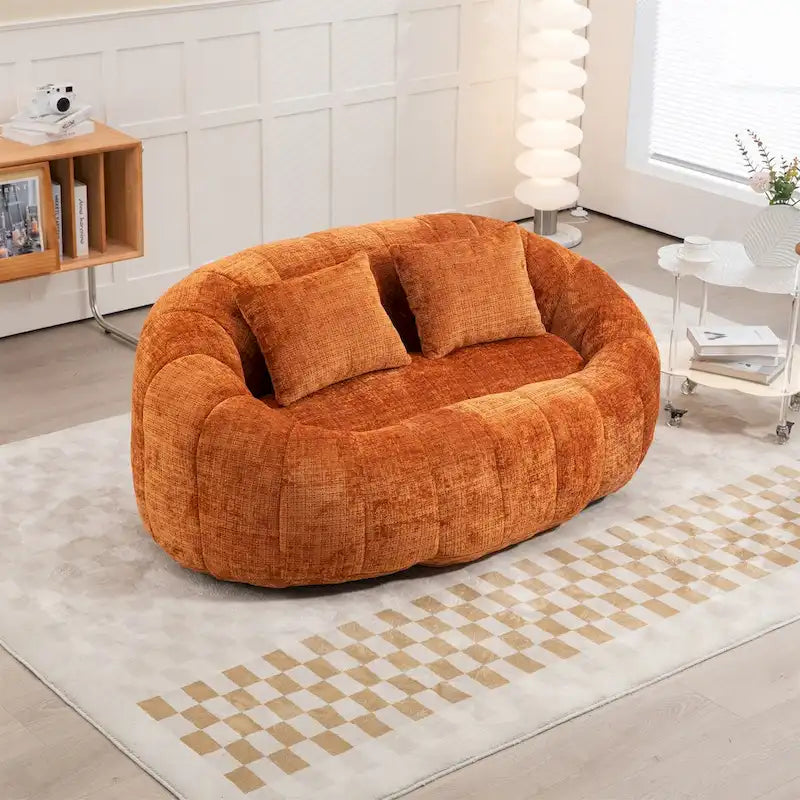 Sitzsack aus Chenille, Relaxsofa