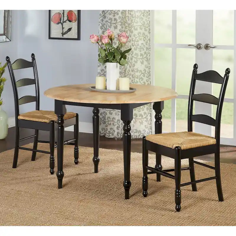 Sedia da pranzo Jessie con schienale a scala di Simple Living (set da 2)