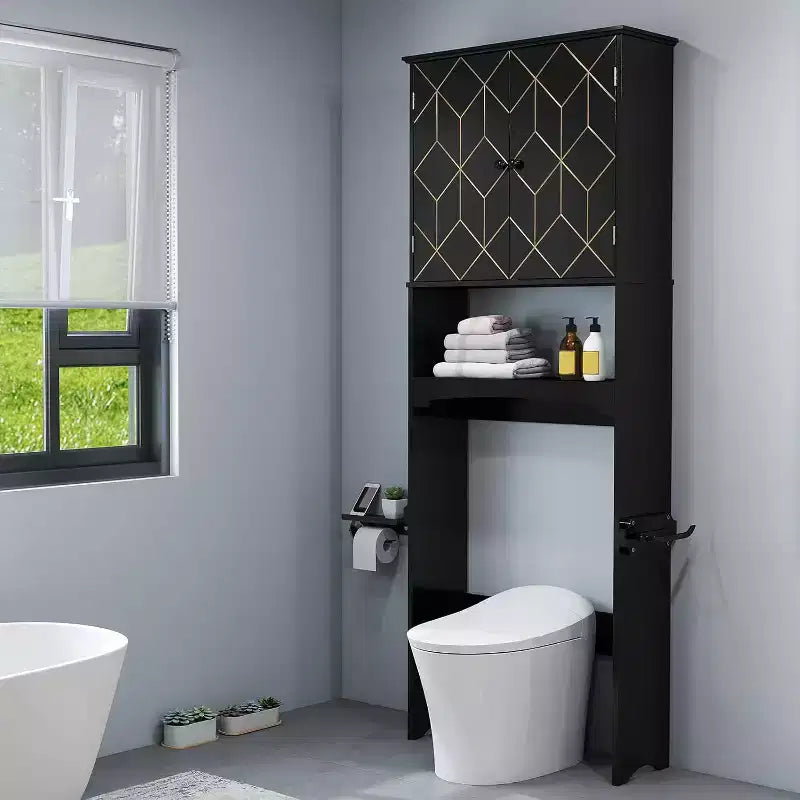WC-istuimen yläpuolinen säilytyskaappi kylpyhuoneeseen