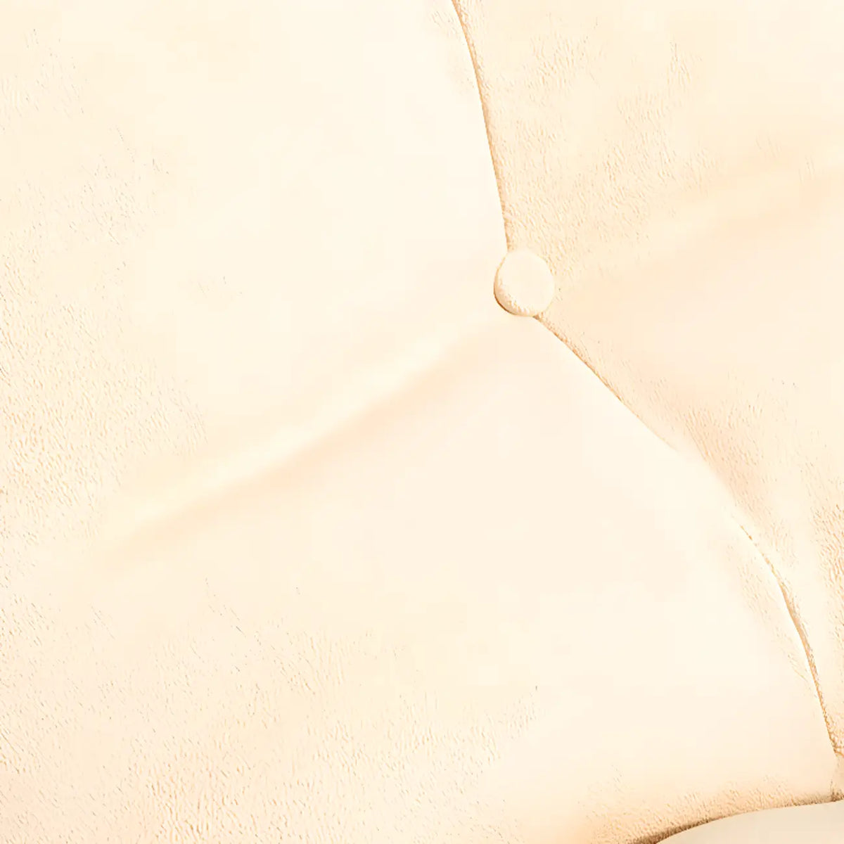 Sedia a dondolo imbottita in stile scandinavo con pouf opzionale
