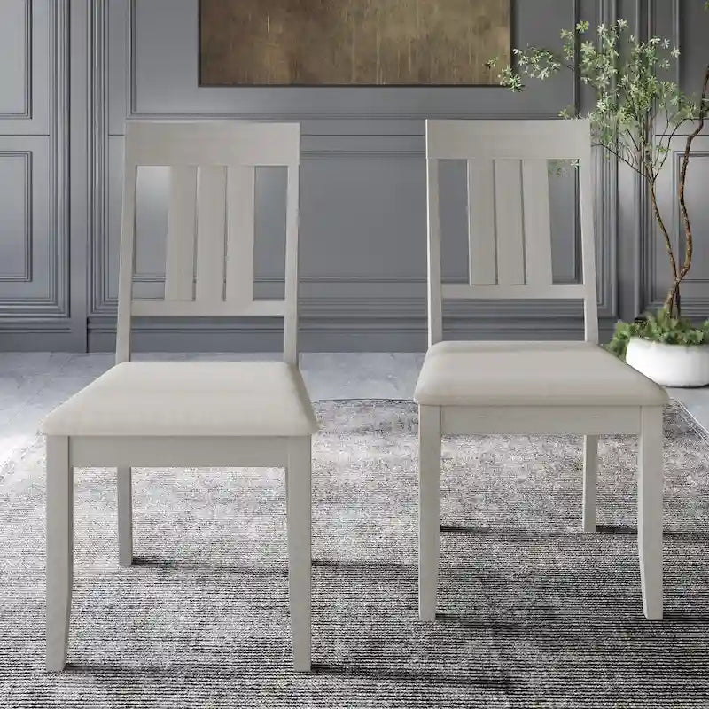 Set da pranzo in legno classico CraftPorch da 7 pezzi