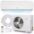 Ultra-leise 42 dB|12000 BTU 19 SEER kanallose Mini-Split-Klimaanlage mit Wärmepumpe|3-in-1-Kühlung, Heizung und Entfeuchtung|230-V-Wechselrichter-Klimaanlagensystem, weiß