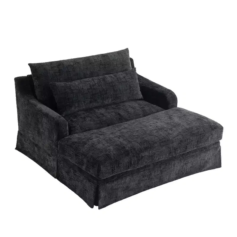 Polibi Extra-Deep Chenille Sofa Bed Chair
