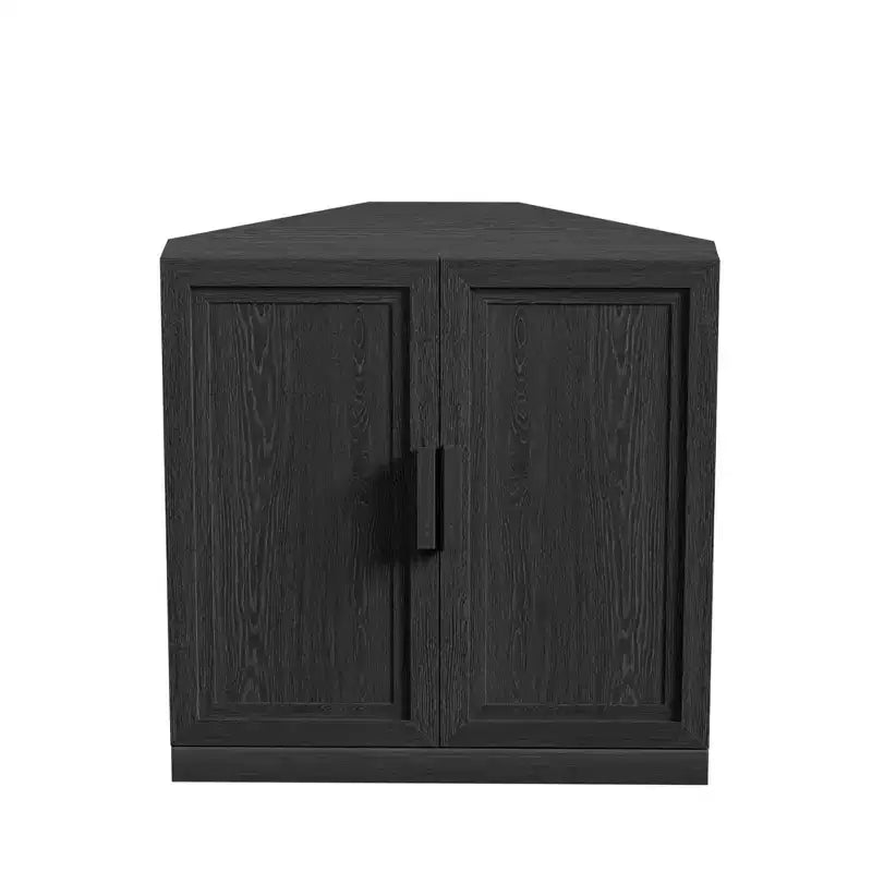 Dovelina Corner Cabinet with Adjustable Shelves Sideboard Buffet Wine Cabinet Kitchen and Dining Cabinet with Wood Doors - 31H x 31W, 36H x 31W