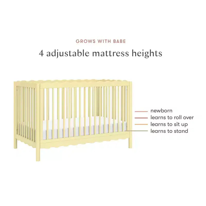Babyletto Swell 4-in-1 Convertible Crib with Toddler Bed Conversion Kit