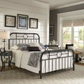 Black Metal Bed