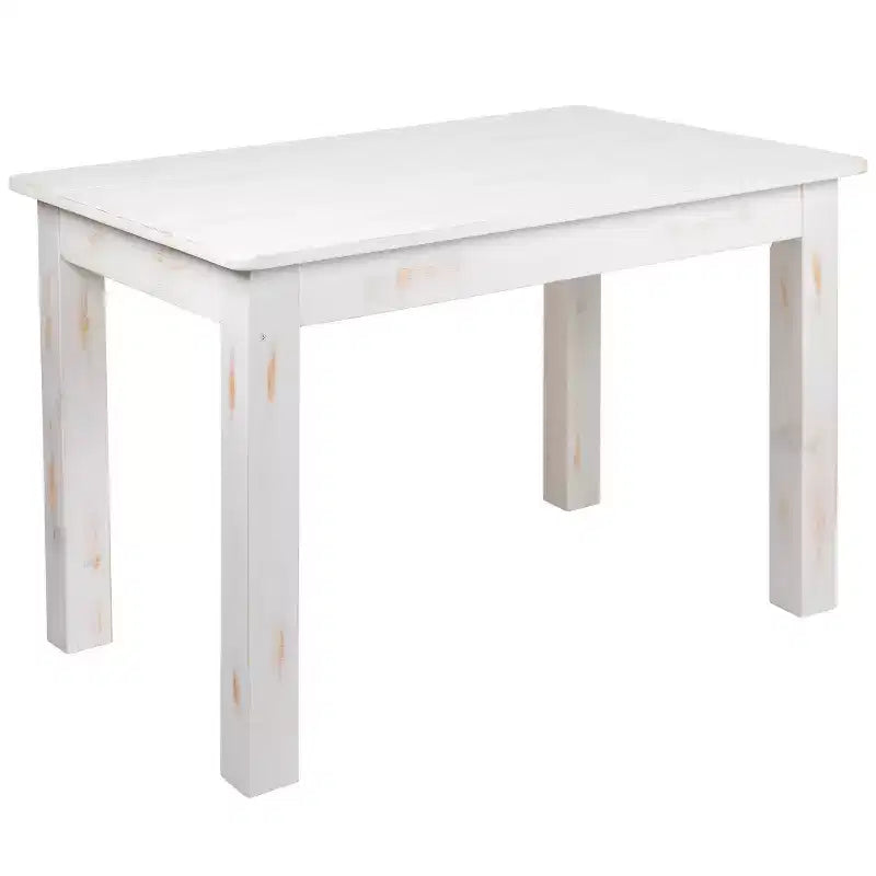 Flash Furniture rechthoekige boerderij-eettafel van massief grenenhout, 46 x 30
