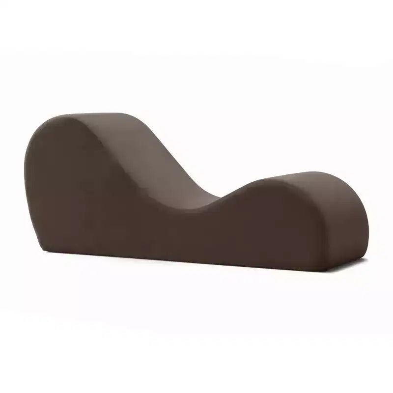 Elegancki szezlong Avana do jogi – wyprodukowano w USA – idealny do rozciągania, relaksu, ćwiczeń i nie tylko, 60D x 18W x 26H cali, jasnoszary