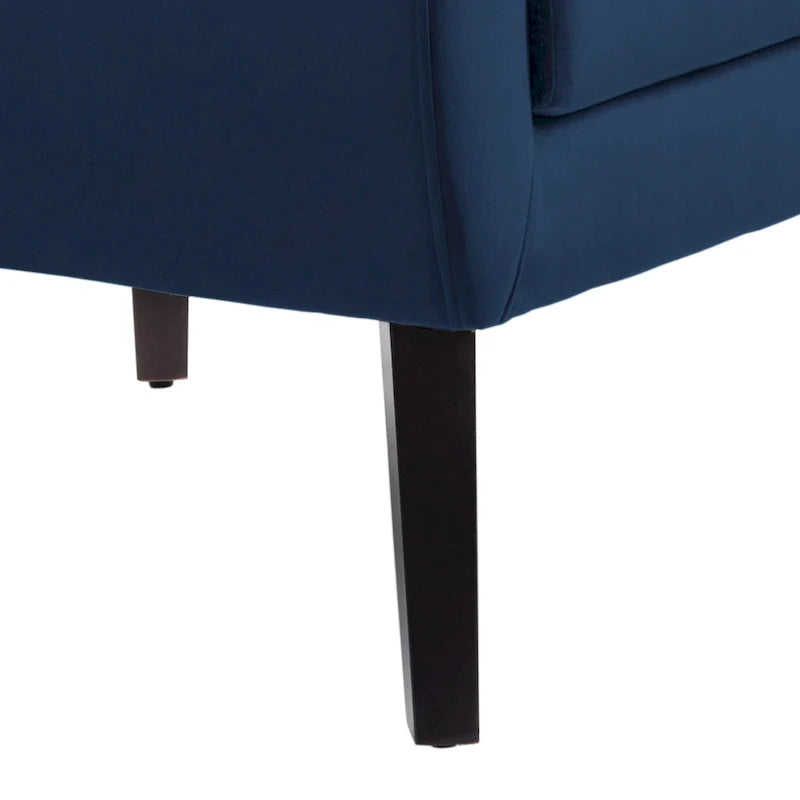 Set van 2 fluwelen accentstoelen voor de woonkamer, gestoffeerde fauteuils