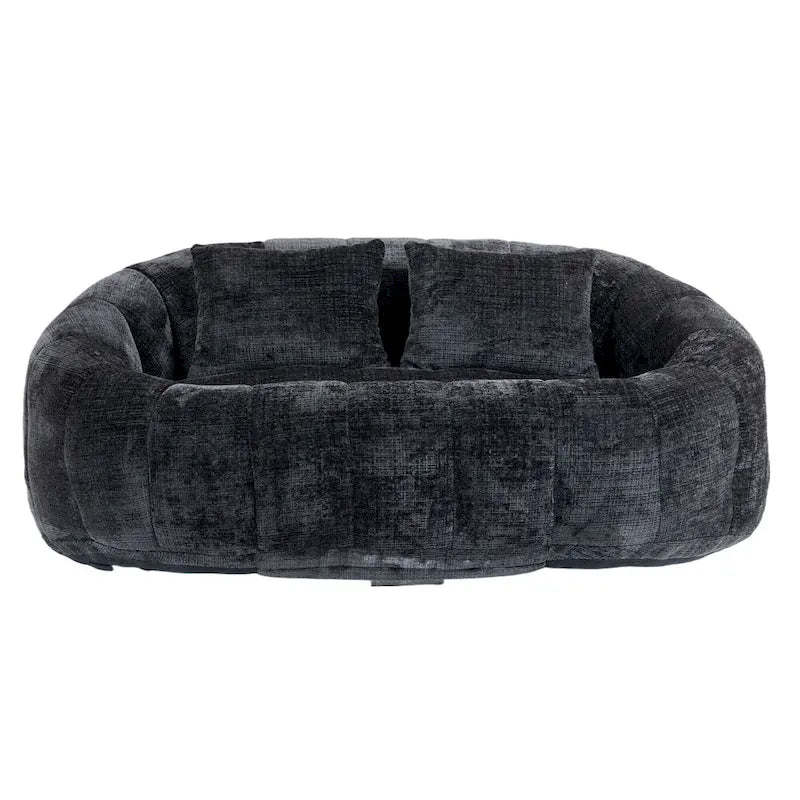 GDFStudio - Laurel chenille 2-zits luie bank met schuim met hoge dichtheid en extra veel comfort