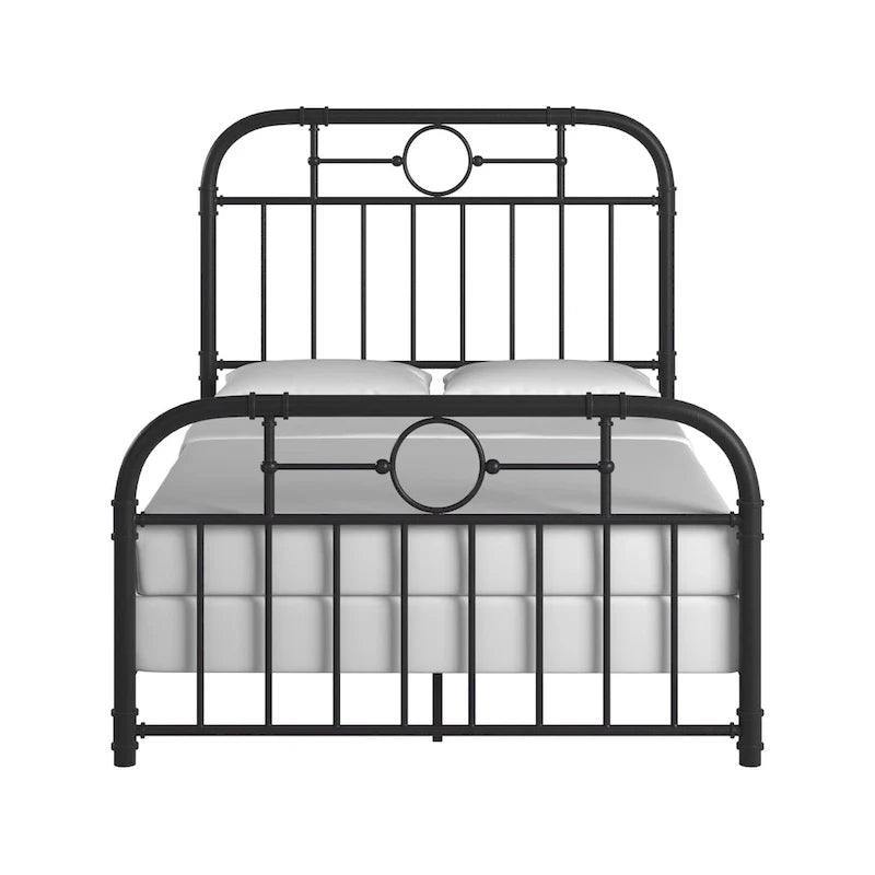 Black Metal Bed