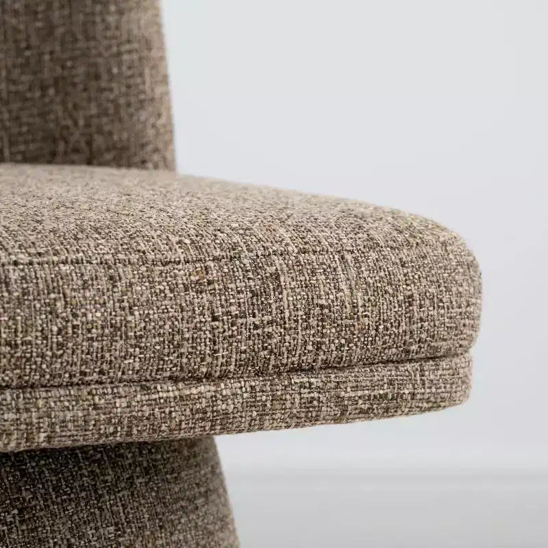 Set van 6 moderne 360° draaibare eetkamerstoelen zonder armleuningen, met voetstukachtige basis, elegante accentstoelen voor keuken, eetkamer of kantoor -Panipeachy