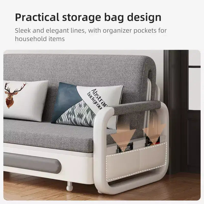 Luck Live Modern 62.2in. sleeper sofa Multifunctional Storage Sofa Bed