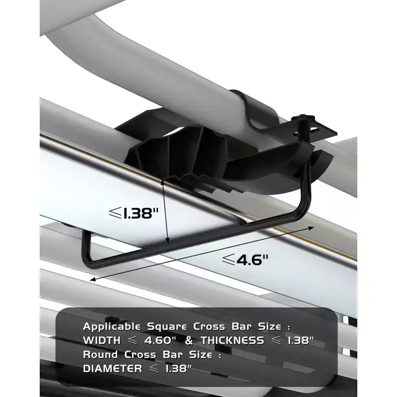 Global Heavy Duty Roof Rack Cargo Basket  Steel Construction, 200 lbs Capacity, Large Luggage Carrier for SUVs, Cars, Trucks