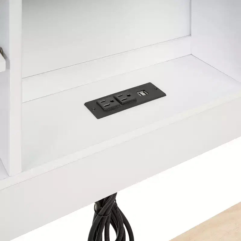 Platformbed met onderschuifbed en laden, opbergplatformbed met USB, houten platformbed met boekenkast