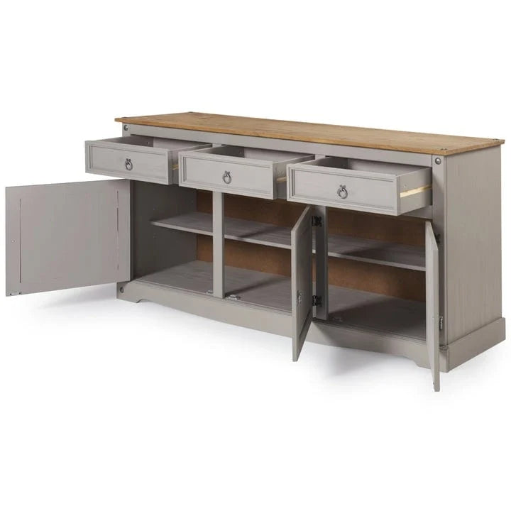 65 Wood Buffet Sideboard Farmhouse - Corona Collection