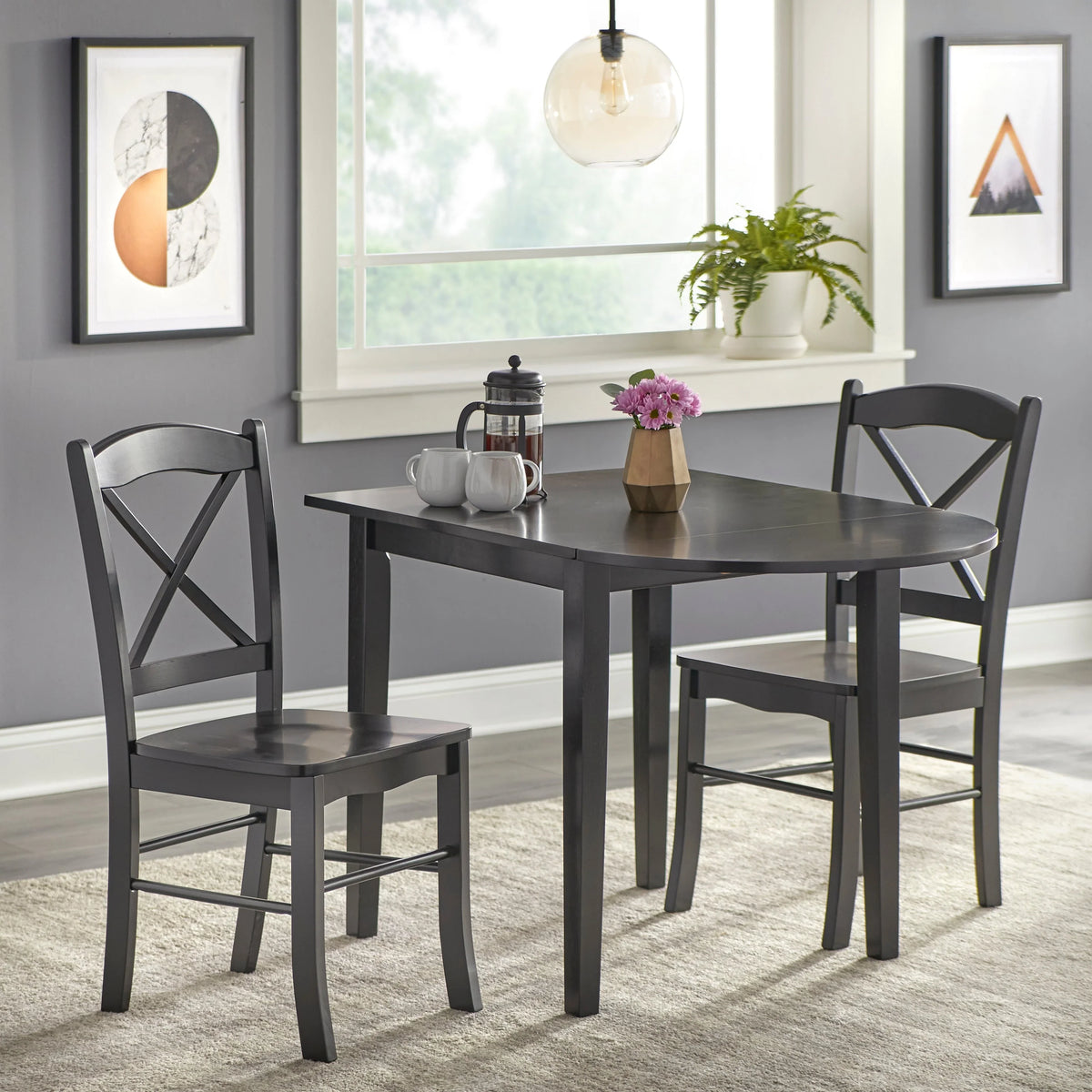 Esszimmerstühle im Landhausstil „Country Cottage“ von Simple Living (2er-Set)